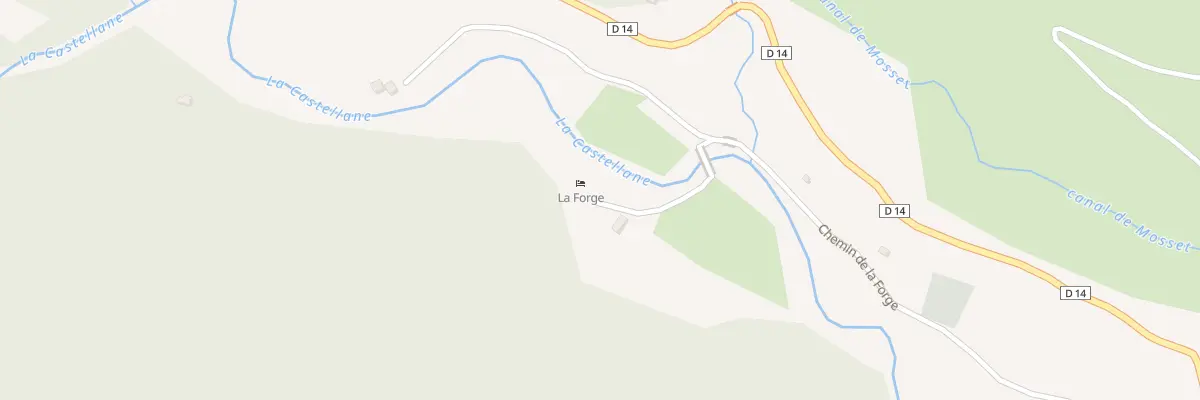 Plan du 215 La Forge à Mosset
