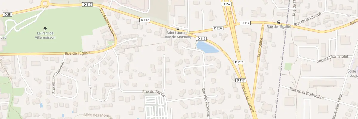Plan du 8 All des Hallebardiers à Villemoisson-sur-Orge