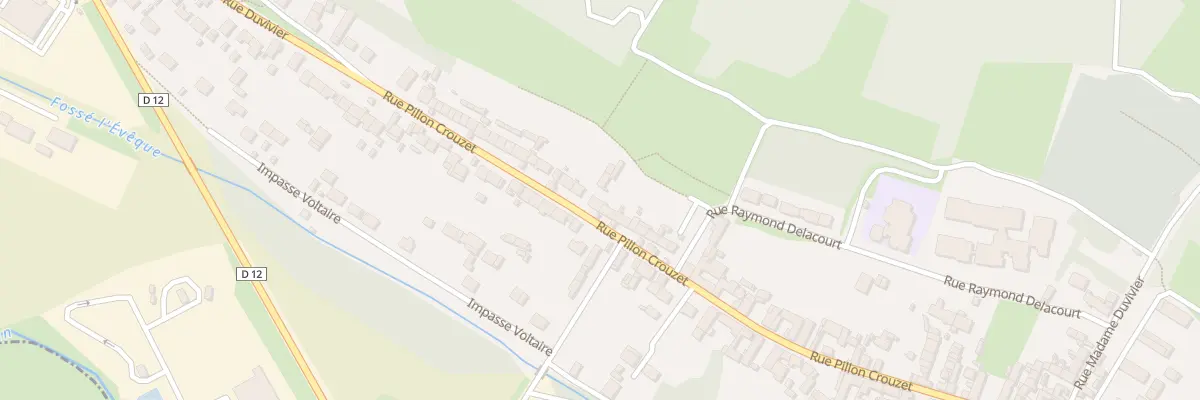 Plan du 36 Rue Duvivier à Bury