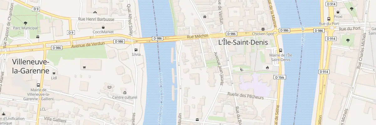 Plan du 19 Quai du Moulin à L’Île-Saint-Denis