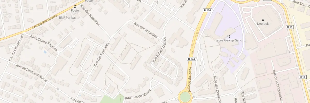 Plan du 6 Rue Robert Desnos à Domont
