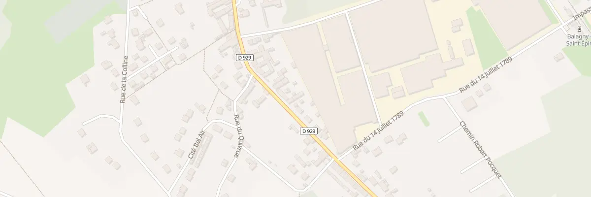 Plan du 43 Rue du Gen de Gaulle à Balagny-sur-Thérain