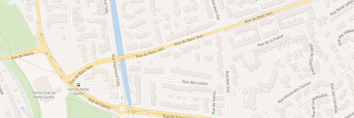 Plan du 2043 Rue du Banc Vert à Dunkerque