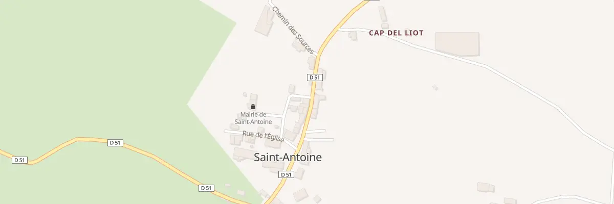 Plan du 5012 Le Bourg à Saint-Antoine