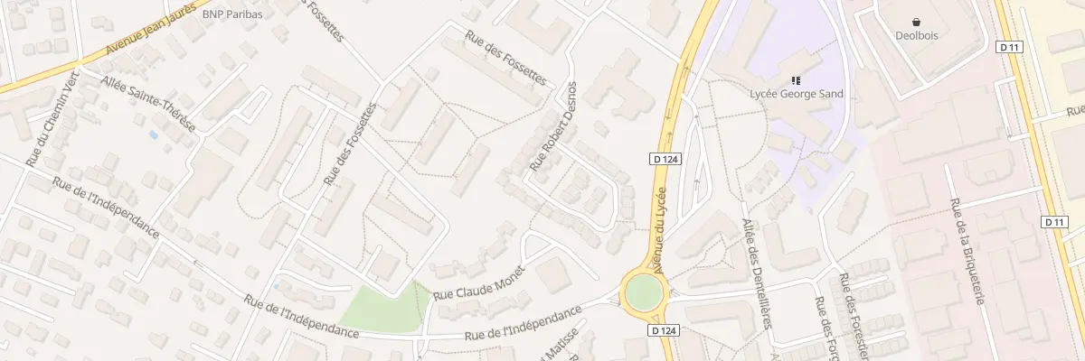 Plan du 17 Rue Robert Desnos à Domont