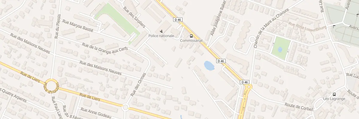 Plan du 260 Rte de Corbeil à Sainte-Geneviève-des-Bois