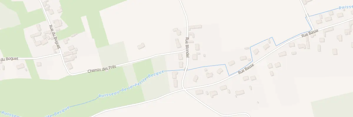 Plan du 642 Rue Blondel à Roquetoire