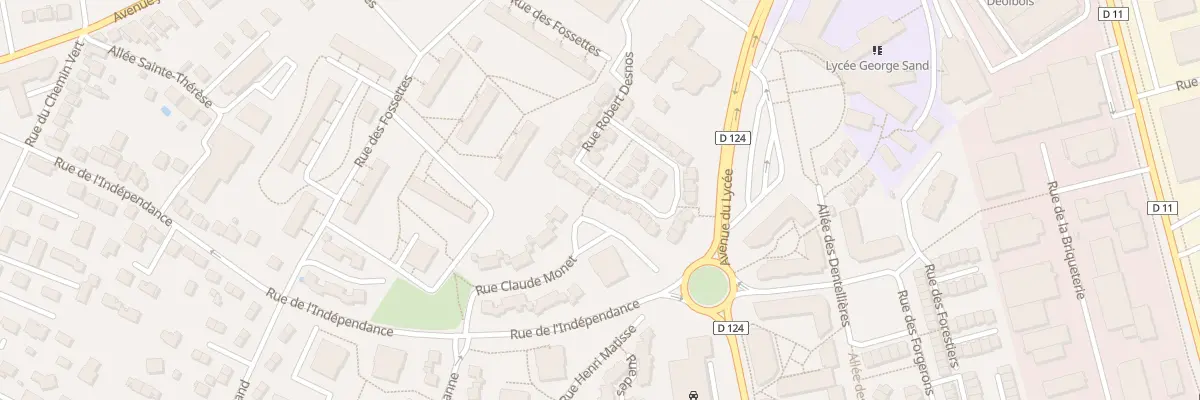 Plan du 24 Rue Robert Desnos à Domont