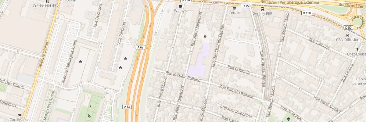 Plan du 24 Rue Henri Kleynhoff à Gentilly