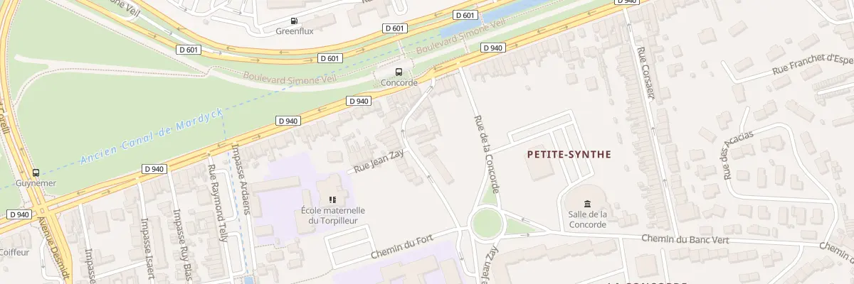 Plan du 15 Rue Jean Zay à Dunkerque