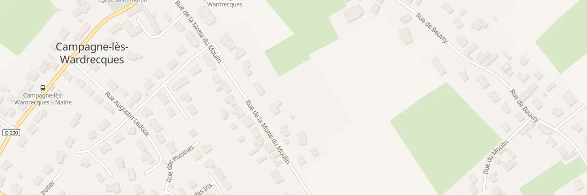 Plan du 267 Rue de la Motte du Moulin à Campagne-lès-Wardrecques
