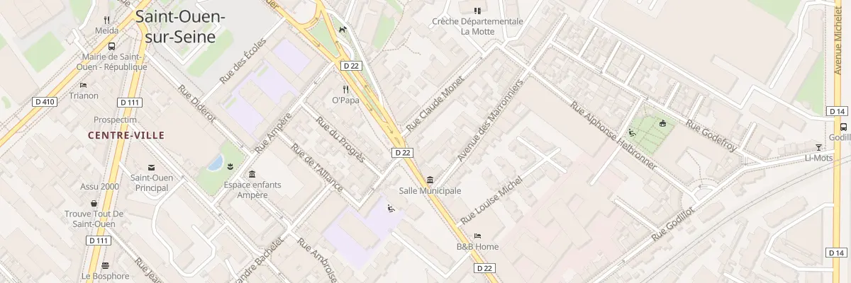 Plan du 49 Rue du Docteur Bauer à Saint-Ouen-sur-Seine