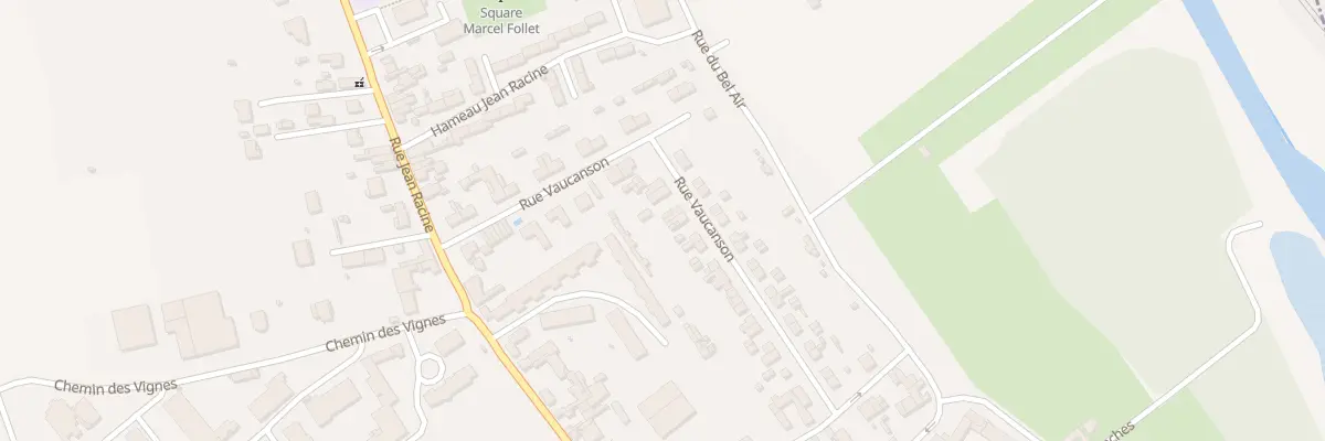Plan du 18 Rue Vaucanson à Amiens