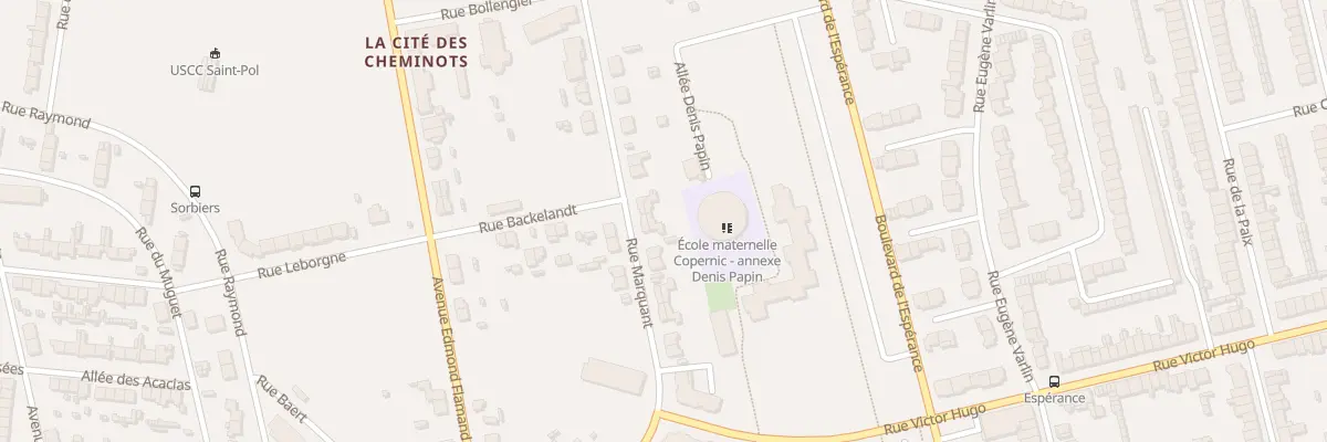 Plan du 28 Rue Marquant Saint Pol à Dunkerque