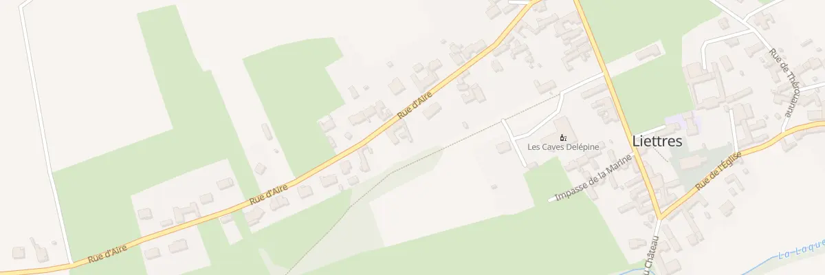 Plan du 21 Rte d’Aire à Liettres