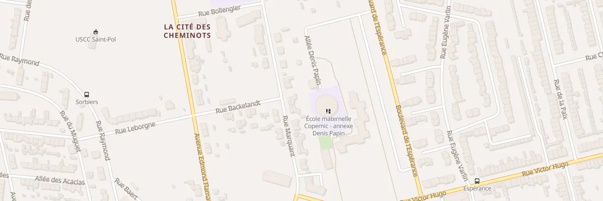 Plan du 30 Rue Marquant Saint Pol à Dunkerque