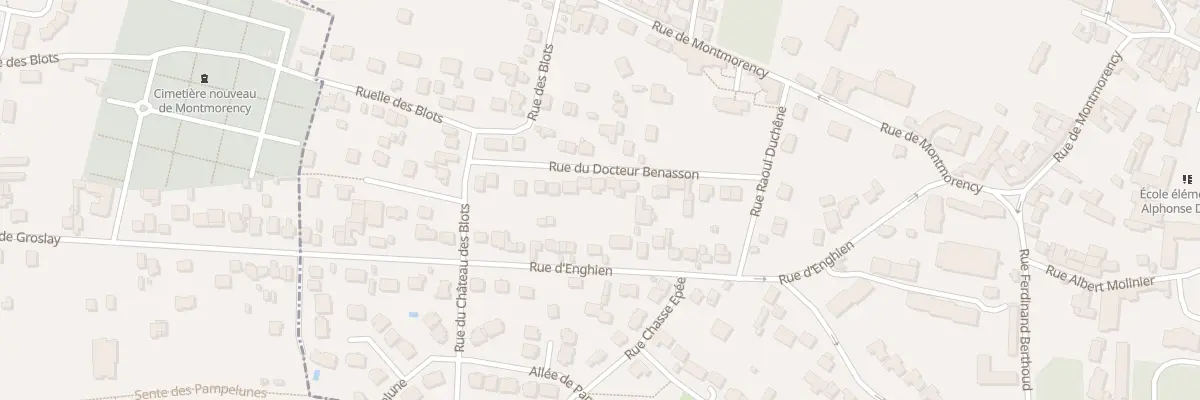 Plan du 15 Rue du Docteur Benasson à Groslay