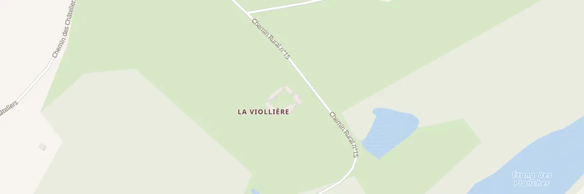 Plan du 5050 La Violliere à Bouzy-la-Forêt