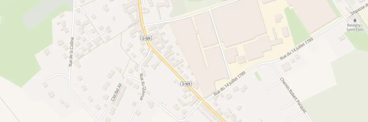 Plan du 45 Rue du Gen de Gaulle à Balagny-sur-Thérain