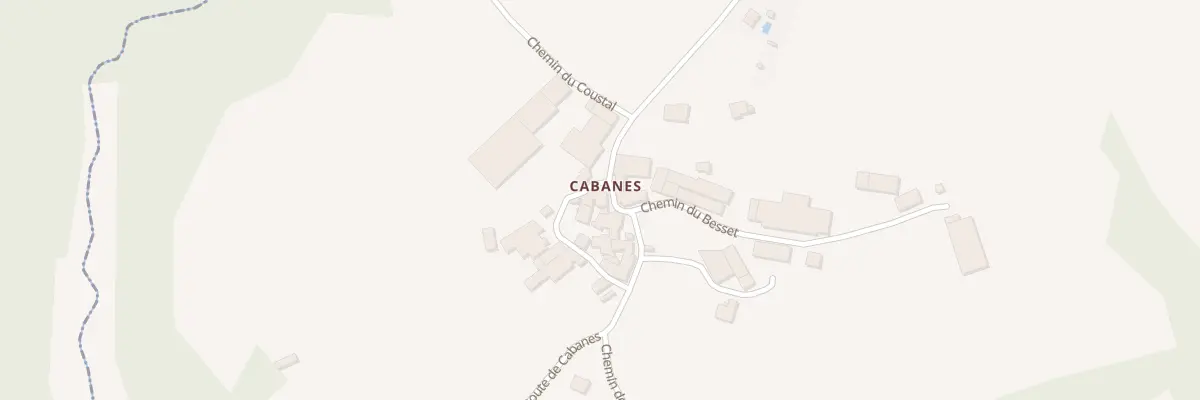 Plan du 5100 Cabanes à Gramond