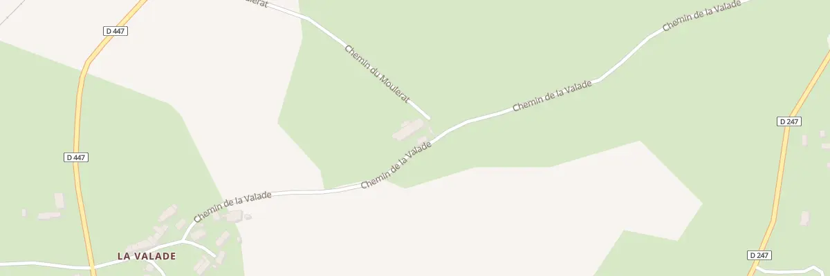 Plan du 5144 Le Moulerat à Treignat