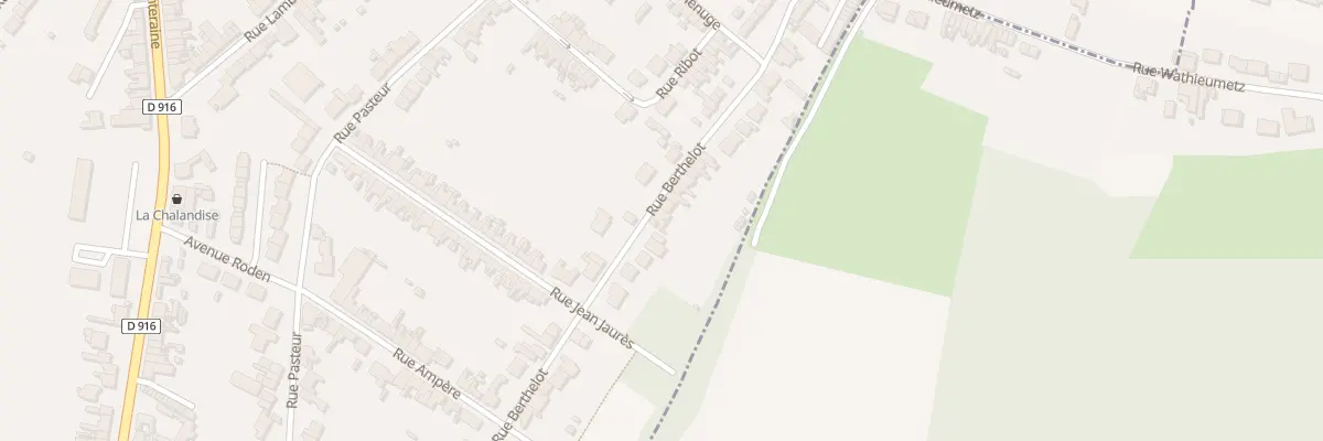 Plan du 33 Rue Berthelot à Saint-Pol-sur-Ternoise