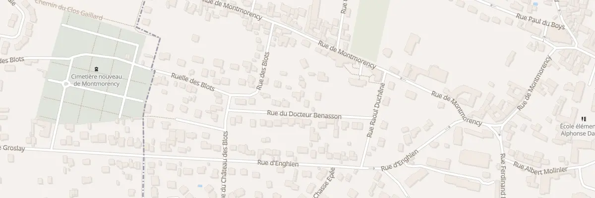 Plan du 6B Rue du Docteur Benasson à Groslay