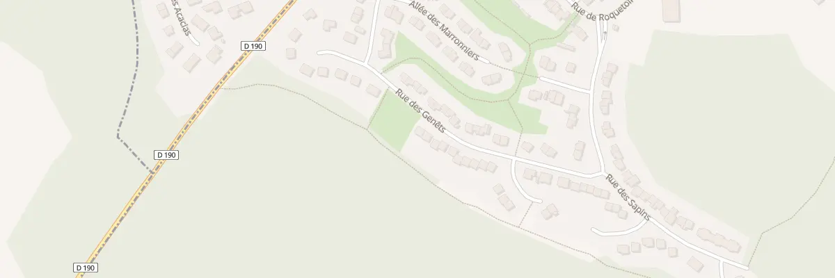 Plan du 25 Rue des Genets à Racquinghem