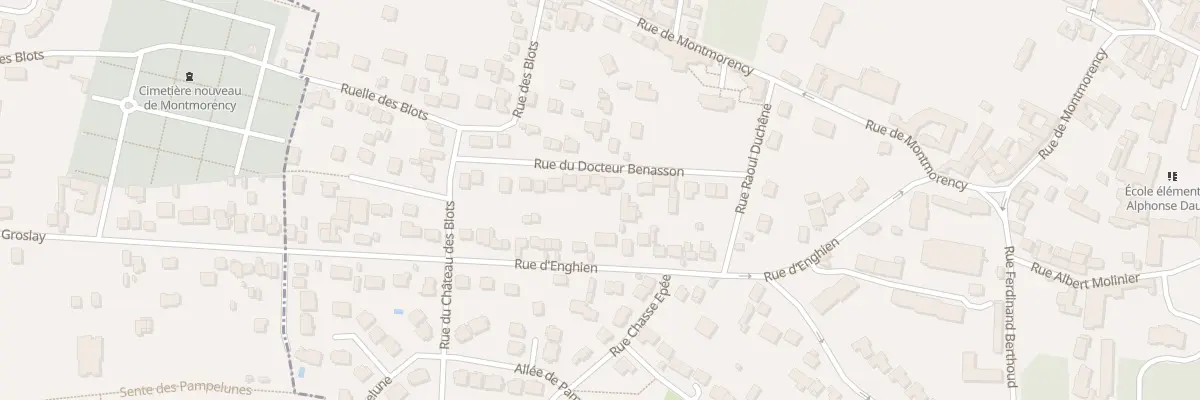 Plan du 13 Rue du Docteur Benasson à Groslay