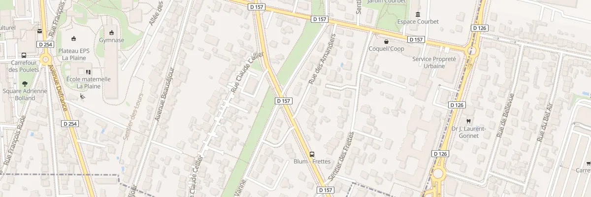 Plan du 269 Bd de la Vanne à Cachan