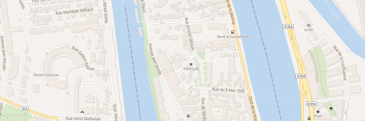 Plan du 1 Rue Armand et Paul Fumouze à L’Île-Saint-Denis