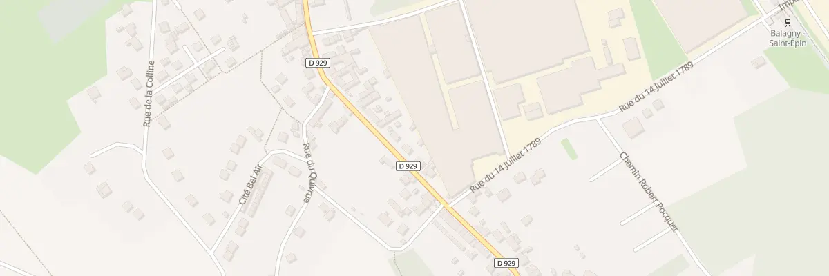 Plan du 49 Rue du Gen de Gaulle à Balagny-sur-Thérain