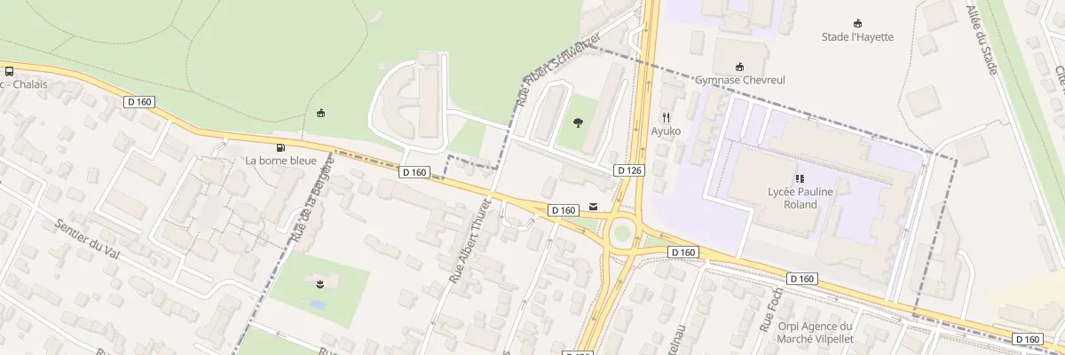 Plan du 5T Av du Gen de Gaulle à Chevilly-Larue