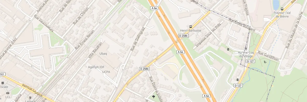 Plan du 23 Rue Henri Barbusse à Arcueil