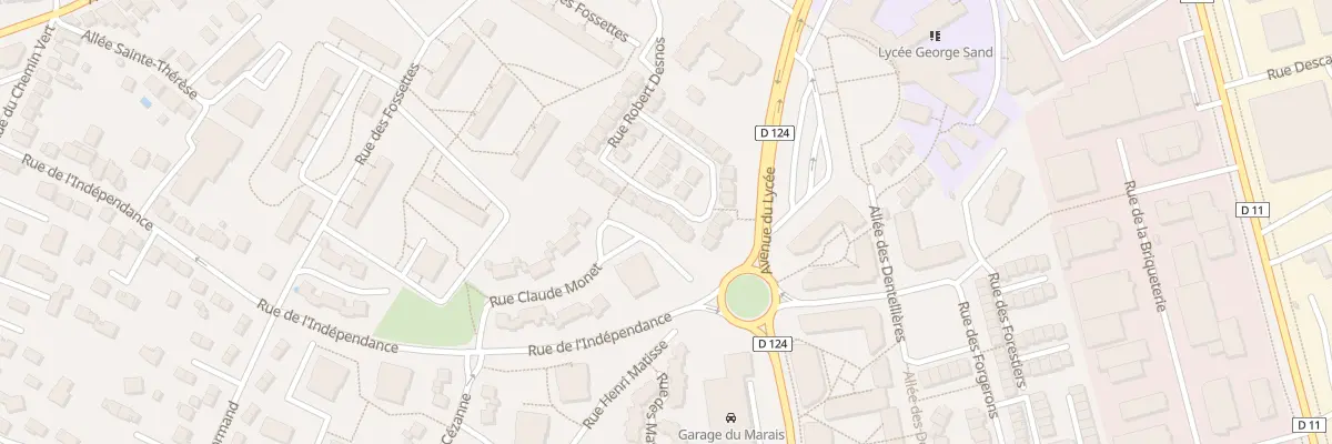 Plan du 30 Rue Robert Desnos à Domont