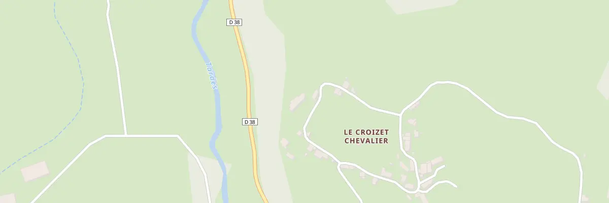 Plan du 3 Le Croizet Chevalier à Lupersat