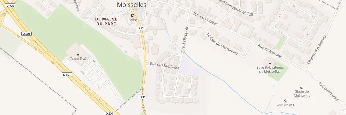 Plan du 7 Rue du Peuplier à Moisselles