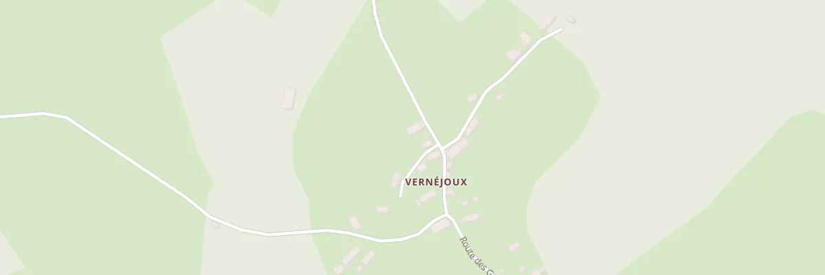 Plan du 11 Vernéjoux à Chirac-Bellevue