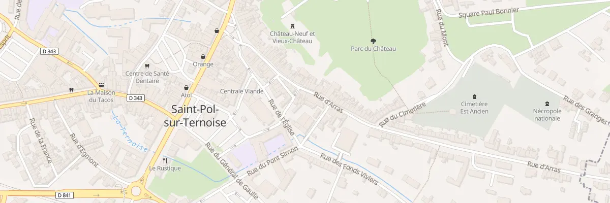 Plan du 30 Rue d’Arras à Saint-Pol-sur-Ternoise