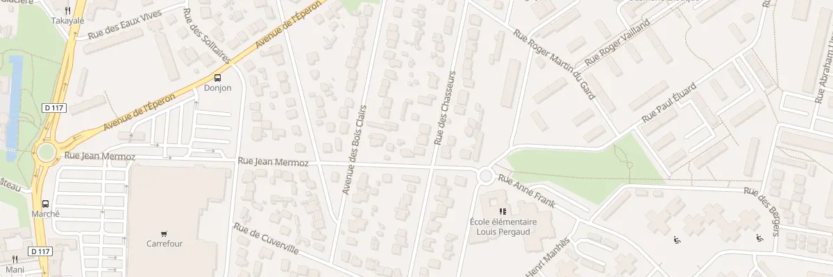 Plan du 38 Rue des Chasseurs à Sainte-Geneviève-des-Bois