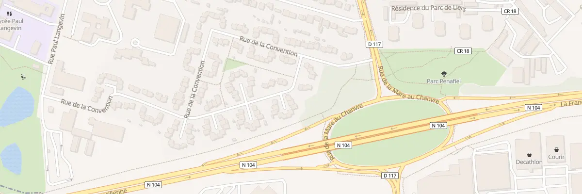 Plan du 90 Rue de la Convention à Sainte-Geneviève-des-Bois