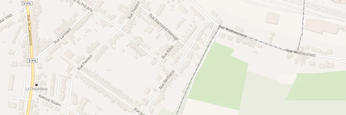 Plan du 16 Rue Berthelot à Saint-Pol-sur-Ternoise