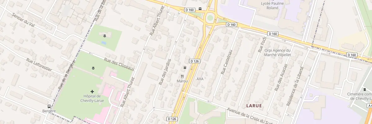 Plan du 52 Bd Jean Mermoz à Chevilly-Larue
