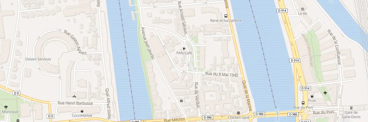 Plan du 3 Pl de la Libération à L’Île-Saint-Denis