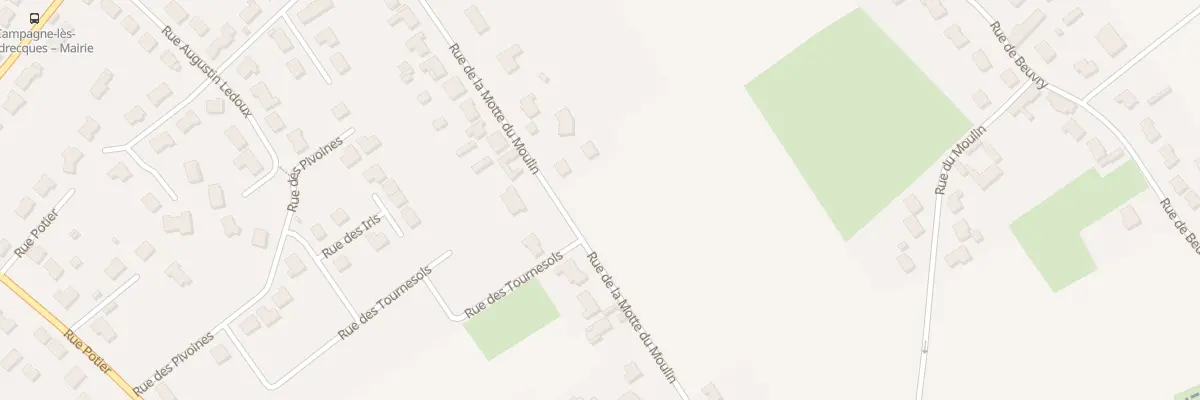 Plan du 395 Rue de la Motte du Moulin à Campagne-lès-Wardrecques