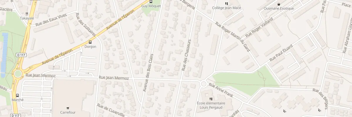 Plan du 32 Rue des Chasseurs à Sainte-Geneviève-des-Bois