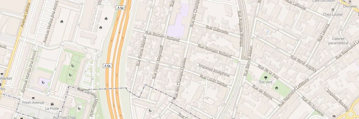 Plan du 32 Rue des Champs Elysees à Bonneuil-sur-Marne