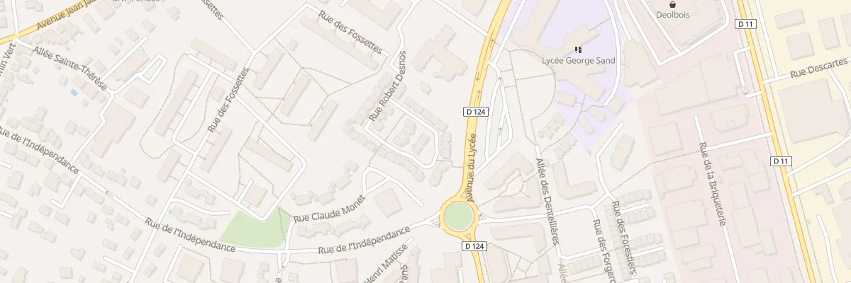 Plan du 25 Rue Robert Desnos à Domont