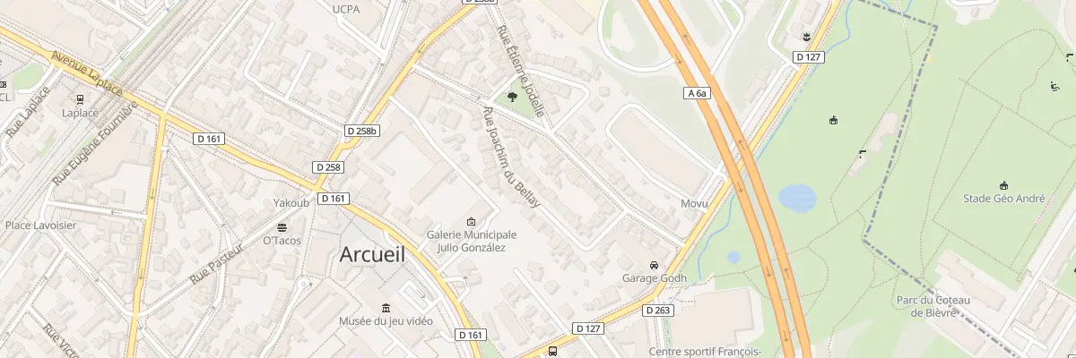 Plan du 15 Rue Joachim du Bellay à Arcueil