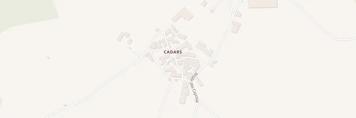 Plan du 5396 Cadars à Quins